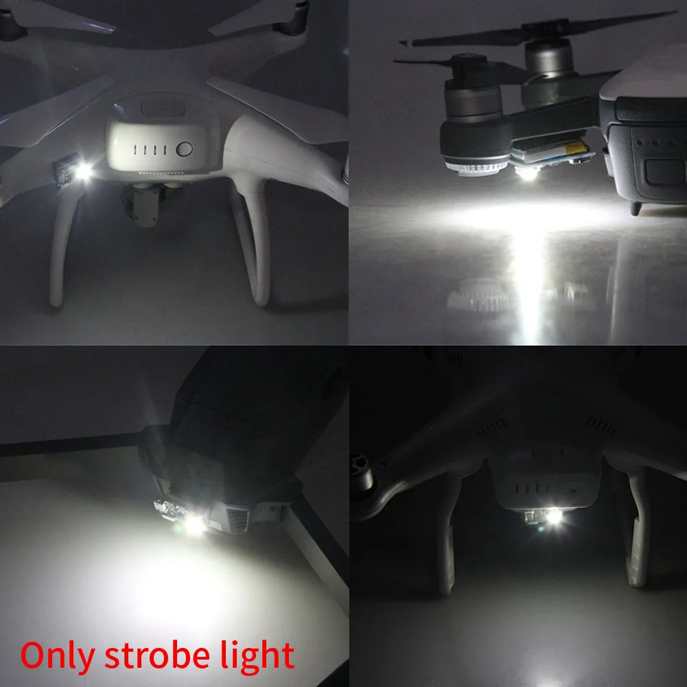 

3W Navigation Light Durable Rechargeable Strobe Lamp Drone Accessories Led Night Signal 130LM Magic Sticker For DJI Mavic Mini
