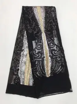 

nice looking feather embroidery tulle mesh lace fabric Cyndi-9.8909 with good quality for party dress