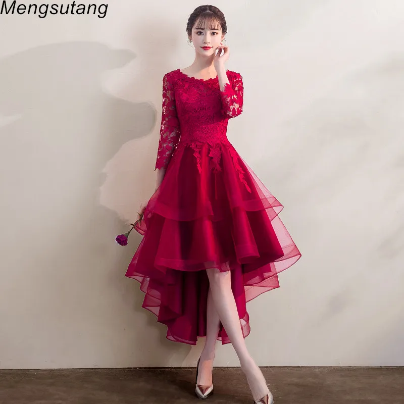 robe-de-soiree-abito-da-sera-formale-elegante-rosso-bordeaux-manica-lunga-appliques-di-pizzo-abiti-da-ballo-corti-con-retro-lungo-sul-davanti