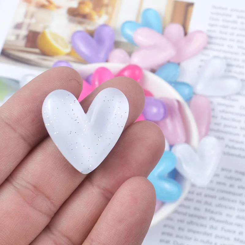 Моделирование Flash powder Love heart супер светильник глина DIY слизи наполнитель добавки в