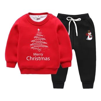 

2019 double velvet suit sweater plus velvet thick winter clothing