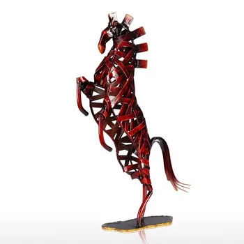 

Weaving Yuema Modern Rural Home Decoration Accessories Creative Metal Crafts Decoration Iron Ornaments home Animal sculpture