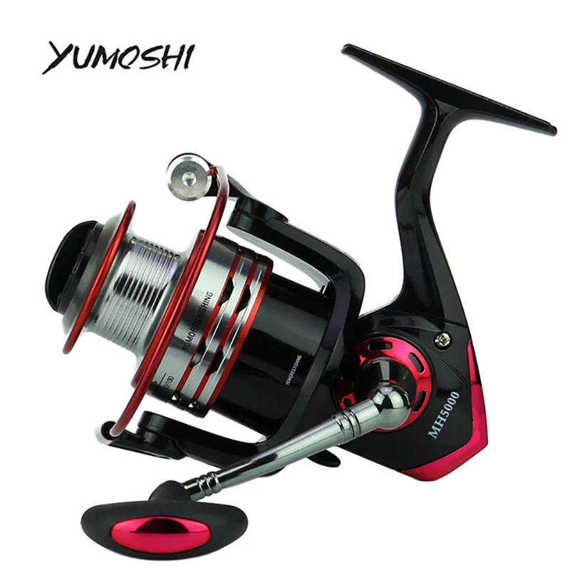 

yumoshi wheels Gapless Reel fishing reel Full Metal CNC Rocker casting spinning wheel Sea type Rock lure type fishing reels MH
