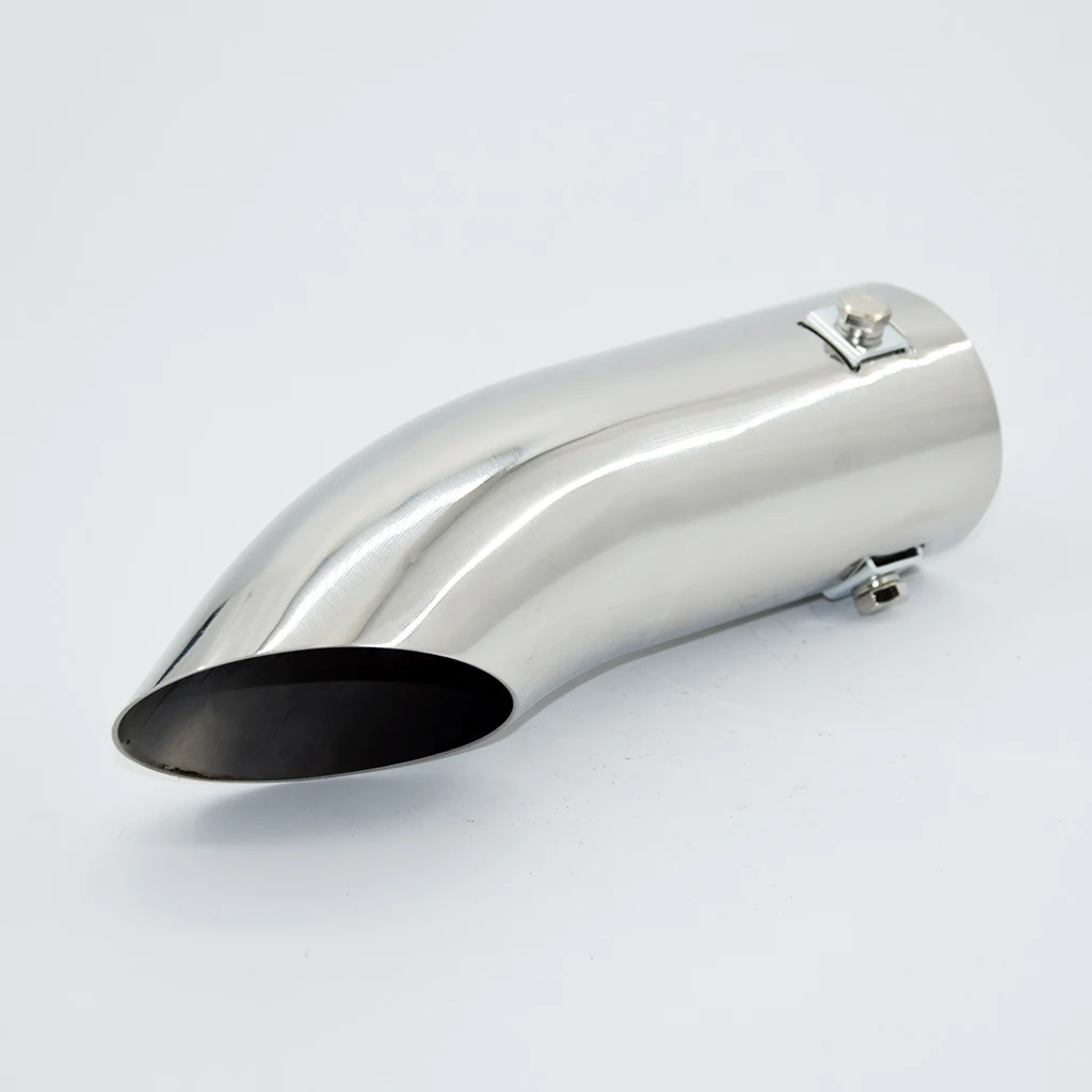 Universal Car Stainless Steel Exhaust Pipe Silencer Muffler End Tips 59mm