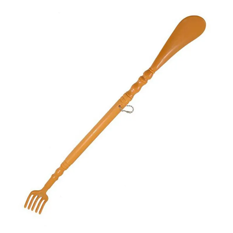 Brown Plastic Handle Back Scratch helper Massager 48 cm Back Scratchers