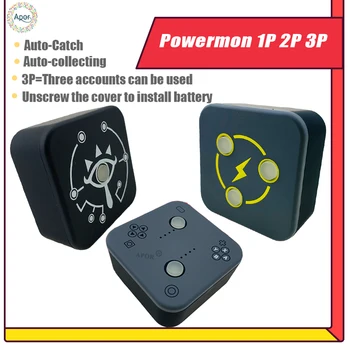 

New Design Anto Catch 1P 2P 3P Bluetooth Device for Android IOS Phone Powermon For Pokemon Go Plus With Install Tools