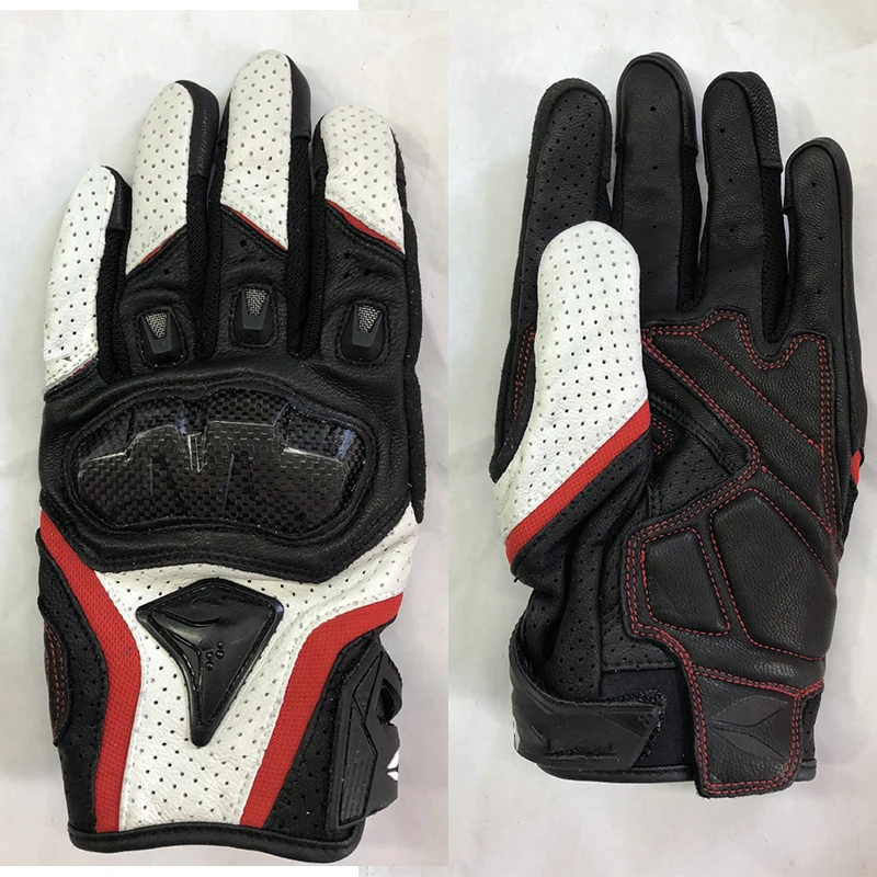 Мужские мотоциклетные перчатки RST 390 дышащие кожаные из перфорированного