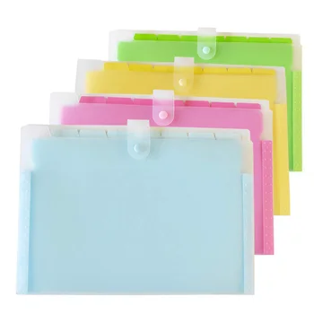 

Expanding File Folder with 8 Pockets, Accordion Paper Document Organizer with 28 Pcs File Folder Labels for School and Office, P