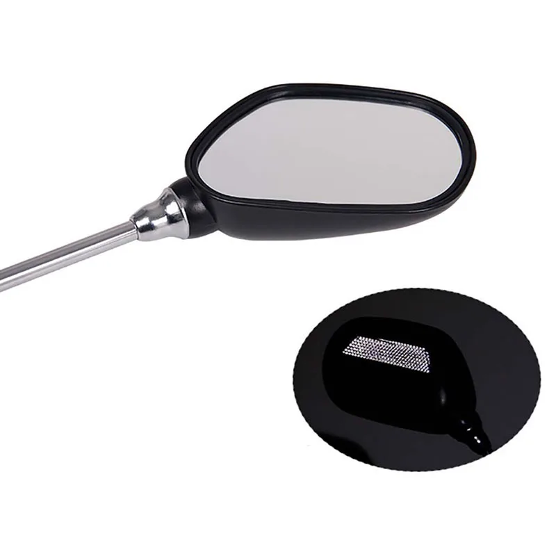 2pcs Bicycle Handlebar Rear View Glass Mirror Bike Cycling Wide Range Back Sight Reflector Angle Adjustable Glass Mirrors