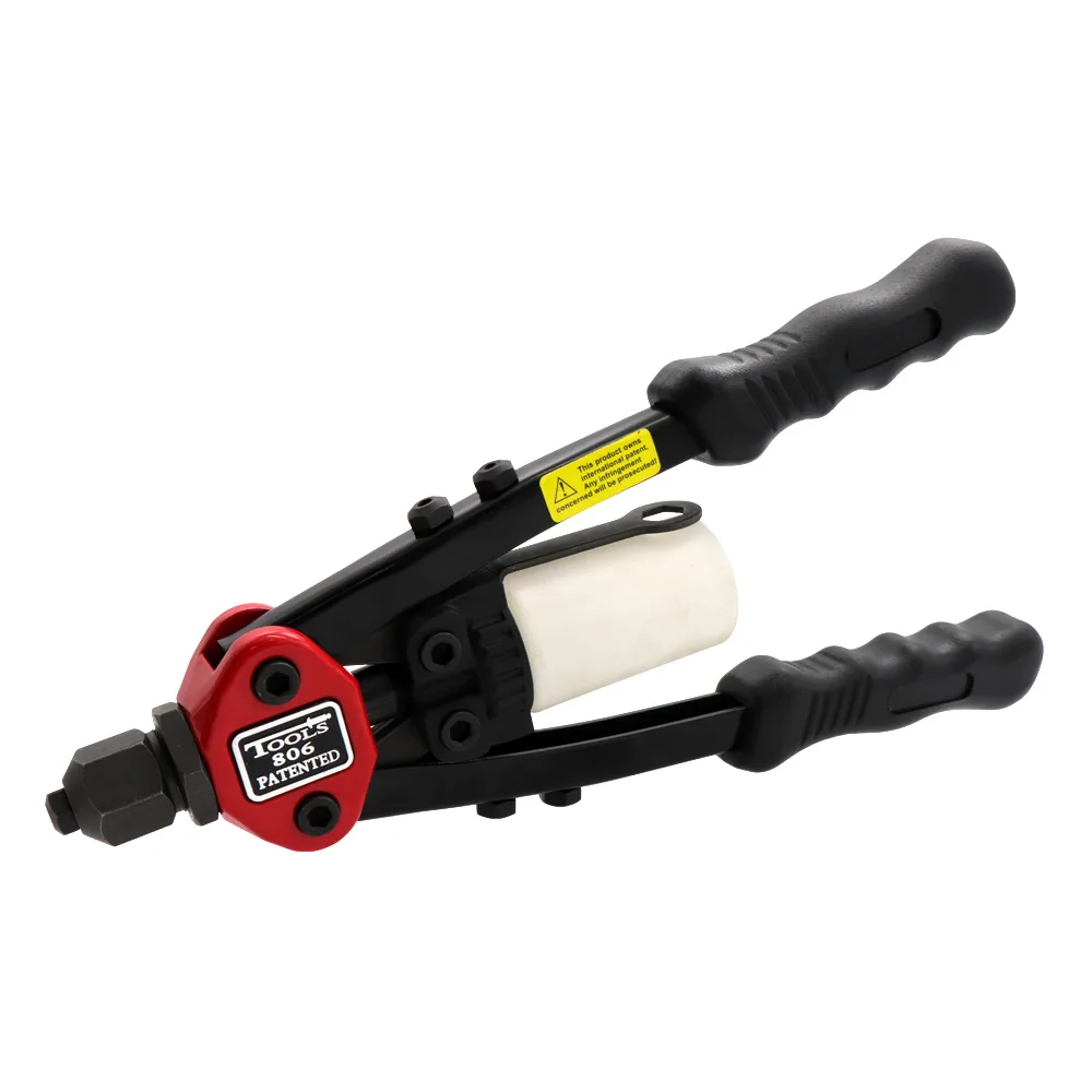 Double Hand Manual Blind Rivet Nut Gun Nails Rivets Riveter Riveting Tool 10.5'' for 2.4mm 3.2mm 4.0mm 4.8mm HIFESON