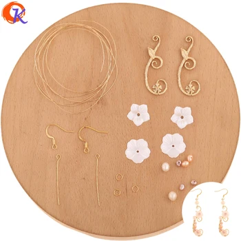 

Cordial Design 1Sets DIY Earrings Making/Natural Pearl/Genuine Gold Plating/Hand Made/Earring Findings/Jewelry Accessories Pack