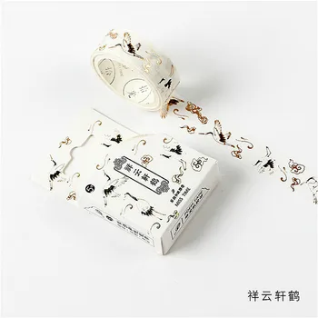 

1piece Gorgeous Washi Tape Paper Planner Masking Tape Adhesive Tapes Colorful High-quality Stickers Decorative Stationery Tapes