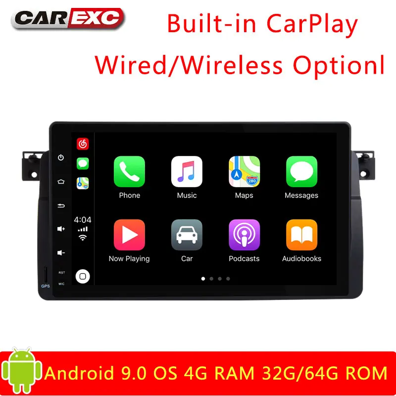 Cheap 9 Inch Android 9.0 Octa Cores Car Radio Stereo System For BMW E46 M3 WIFI Radio GPS Bluetooth USB SD Multimedia Built in Carplay 0 Cheap 9 Inch Android 9.0 Octa Cores Car Radio Stereo System For BMW E46 M3 WIFI Radio GPS Bluetooth USB SD Multimedia Built in Carplay 0