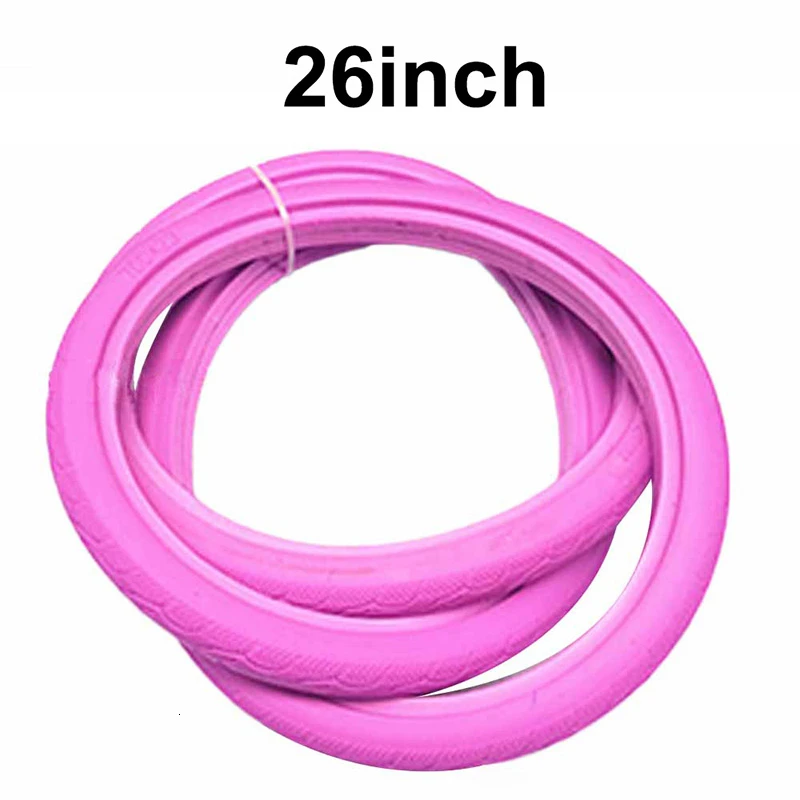 Purple-70023C 2" 26" велосипедные шины бескамерные Твердые надувные анти прокол взрывозащищенные шины для горной дороги Аксессуары для велосипеда - Цвет: Purple-70023C