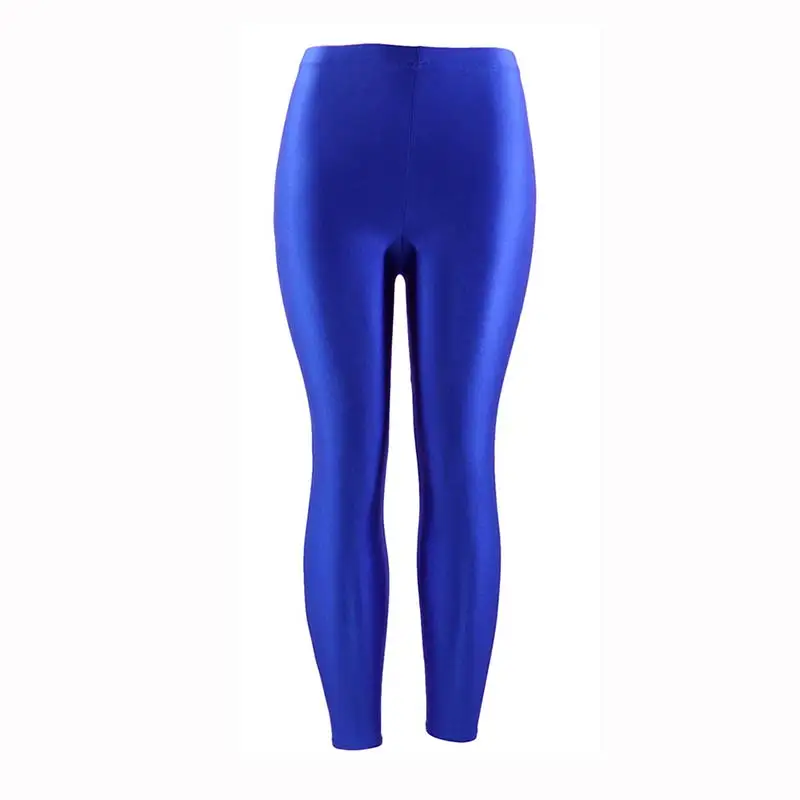 zyia leggings Women 1PC Popular Trousers Leggings Large Size Solid Color Pant For Girl Casual Elastic Fluorescent Spandex Shiny 2020 New lululemon align leggings