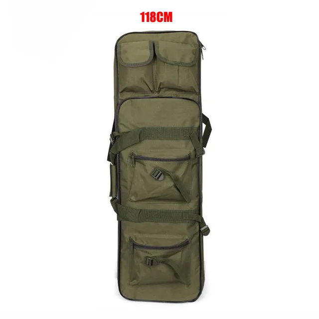 Военная техника тактическая сумка 81 см/94 см/118 см страйкбольный охотничий рюкзак страйкбольная квадратная сумка для оружия защитный чехол рюкзак для винтовки - Цвет: Green 118CM
