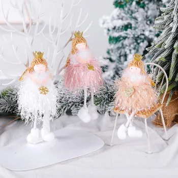 

Christmas Angel Plush Doll Pendant Tree Hanging Decoration Party Ornaments Sep 16th