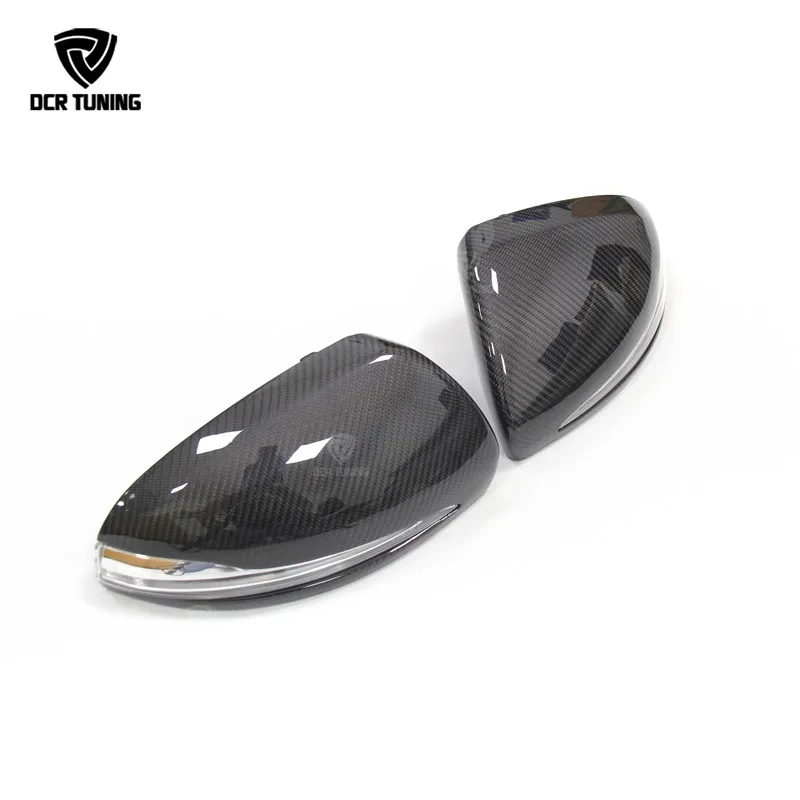 Крышка для зеркала из углеродного волокна Mercedes W205 W222 W213 W238 X205 Benz C S GLC E Class AMG 1:1