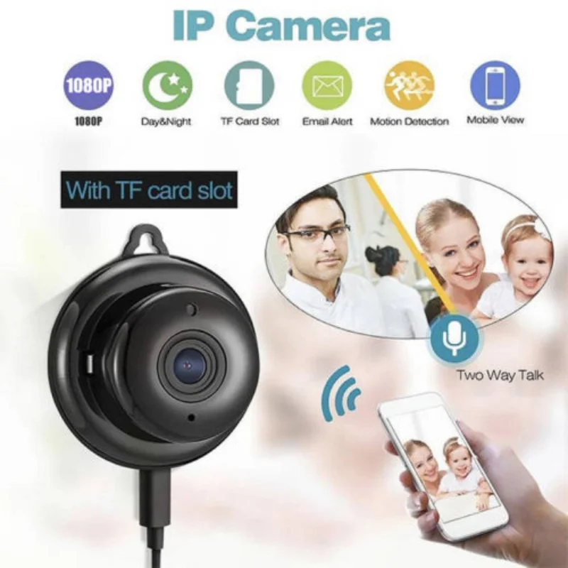 Wi-Fi ip-камера 1080P с облачным хранилище ночное видение двусторонняя звуковая сигнализация обнаружения движения