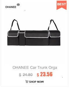 OHANEE автомобильный Органайзер, автомобильная сумка для хранения на спинку сиденья, коробка с несколькими карманами из искусственной кожи, вешалка на заднее сиденье, авто аксессуары для интерьера