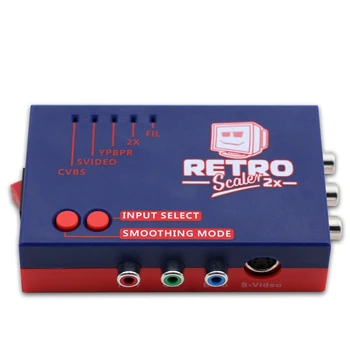 

HOT-for Retroscaler2X AV to HDMI Converter and Line-Doubler for Retro Game Consoles Ps2/N64/Nes/Sega /Saturn/Md1/Md2