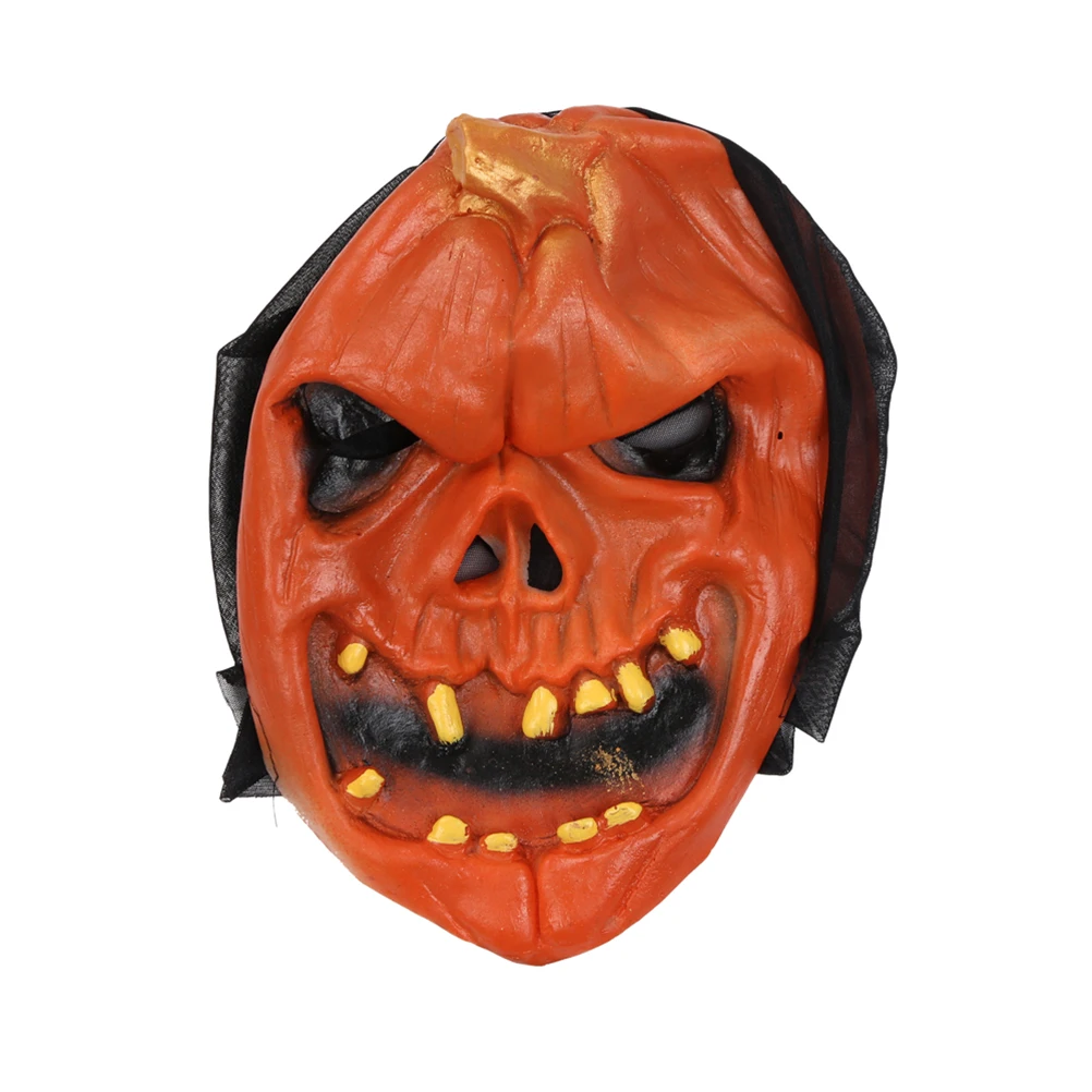 1 шт. маска для лица смешная Тыква Хэллоуин страшный череп лицо вечерние принадлежности для тематическая вечеринка Хэллоуин Карнавал