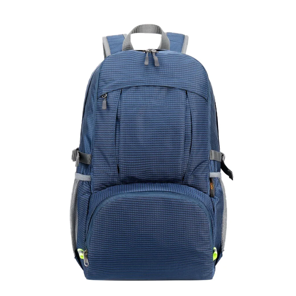Водонепроницаемый Открытый Кемпинг дорожный рюкзак унисекс 40L путешествия Mochilas Спорт рюкзак треккинг скалолазание обратно сумки для мужчин и женщин - Цвет: Синий цвет