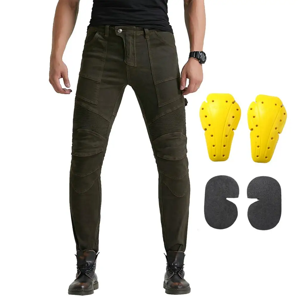 2020 New Men Motorcycle Riding Jeans 