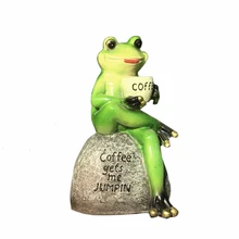 Сад вилла во дворе детский сад газон украшения на открытом воздухе американский стиль лягушка Смола животное орнамент Ландшафтный Садоводство