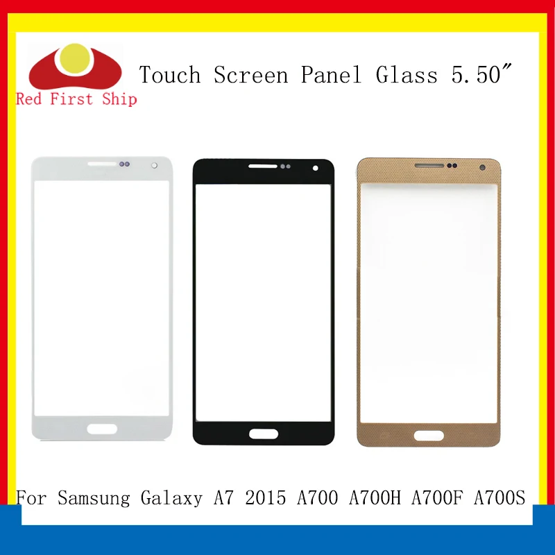 10 шт./лот сенсорный экран для samsung Galaxy A7 2015 A700 A700H A700F Сенсорная панель передняя