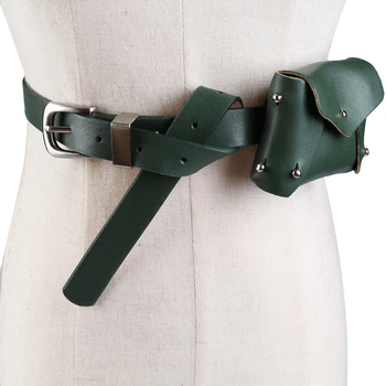 

Fashion Women Lady Rivet Mini Belt Bag Waist Fanny Pack Key Phone Purse Wallet 23GE