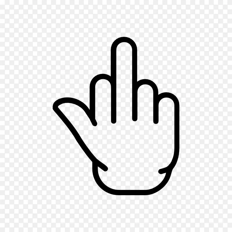 中指手指png图片素材免费下载 图片编号 Png素材网