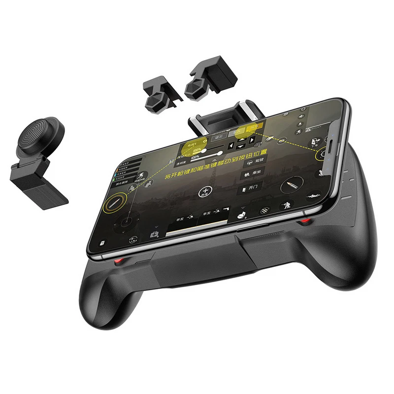 For PUBG Mobile FPS Games Fire Button Hand Grip Gamepad Joystick Holder Bracket L1R1 Shooter Aim Ke