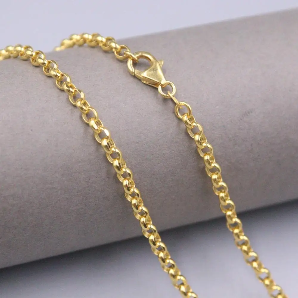 FINE 18INCH Solid 18K Yellow Gold 