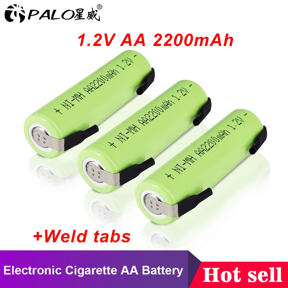 PALO электронная сигарета батарея AA Аккумуляторная батарея AA NiMH 1,2 V 2200mAh батареи для беспроводной телефонной бритвы зубная щетка|aa rechargeable battery|rechargeable batterybattery a | АлиЭкспресс