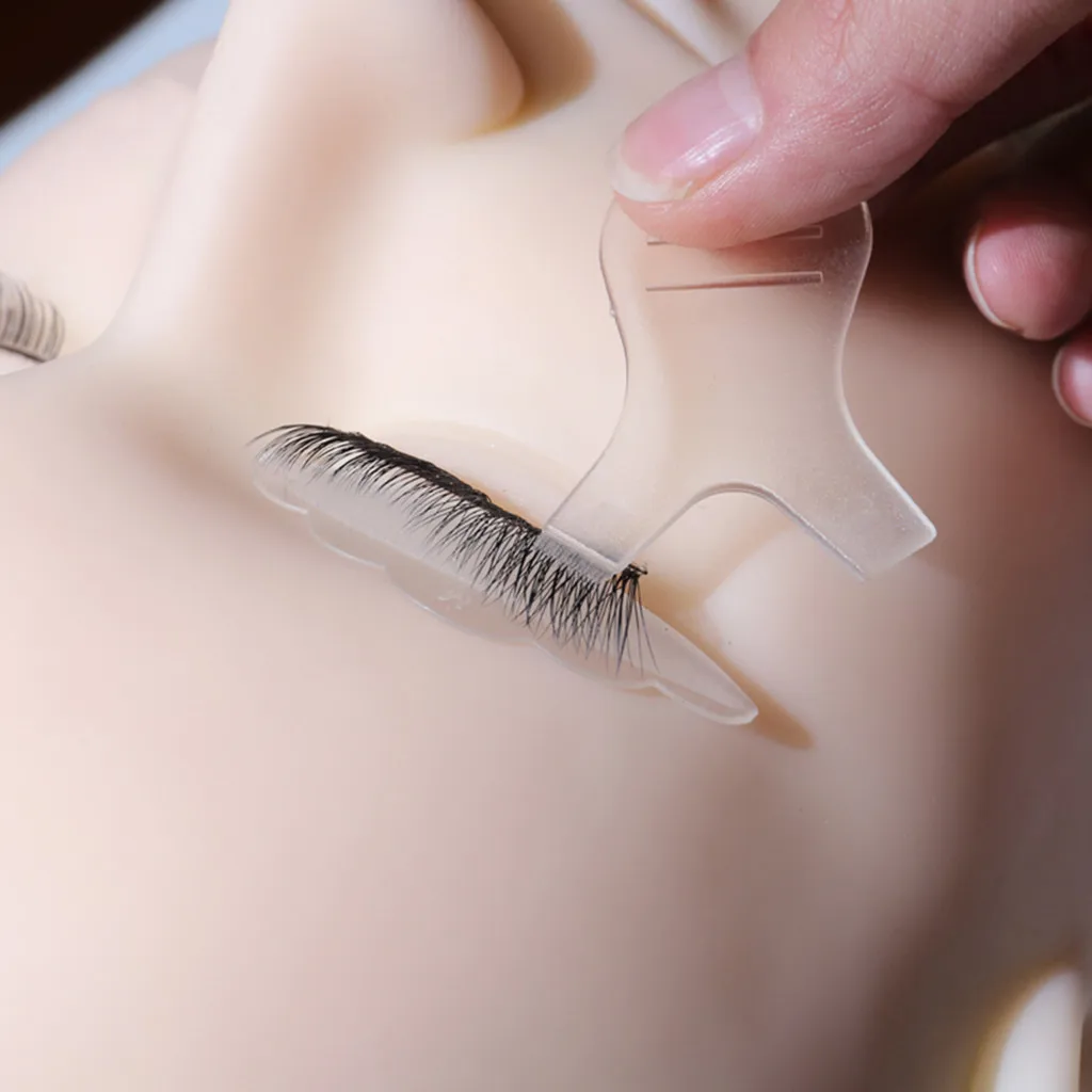 Y Shape Eyelash Brush, Soft Silicone Eye Lash Lifting Curler Extension Graft Clean Up Brush for Makeup Beauty Tool