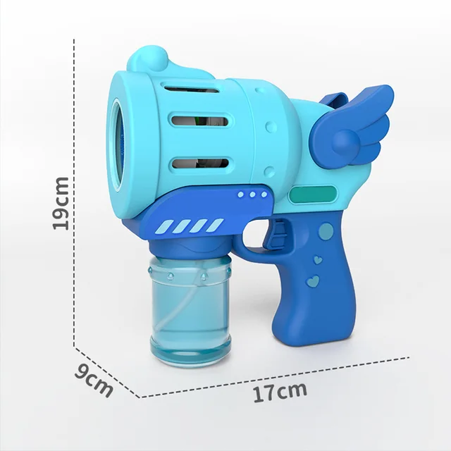 Electric Bubble Machine Flashing Light Music Automatic Bubble Blower Soap water Bubbles Maker Gun for Children Kid Outdoor Toys 6