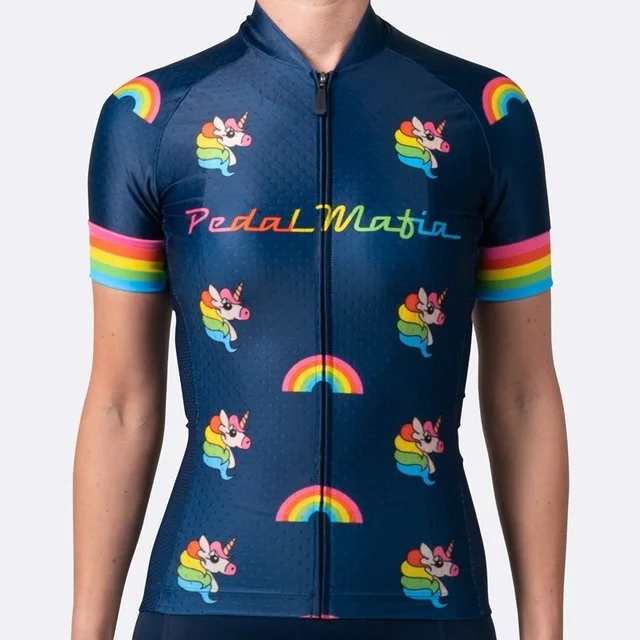 Супер-светильник для женщин, майка для велоспорта с рисунком мороженого, летняя одежда с коротким рукавом для езды на велосипеде, дышащая спортивная рубашка для велоспорта - Цвет: 3