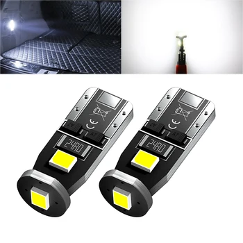 

2x W5W LED T10 194 for Nissan Juke Primera Navara Teana Murano Almera Micra Auto Led Interior Light Trunk Lamp Xenon 6000K 12v