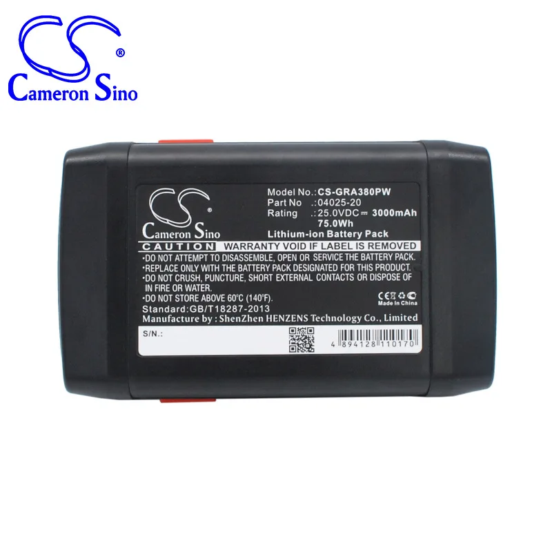 CameronSino для батареек Garden Accu-Spindelmaher 380 Li Spindelmaher 04025-20 8838 | Электроника
