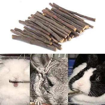 

100g Pet Hamster Squirrel Rabbit Chewing Stick Apple Branch Molar Toy Apple Branch Rabbit Fruit Wood Molar Stick