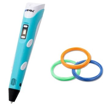 

Myriwell Rp-100B Rp-200A 3D Printing Pen 1.75Mm Abs Smart 3D Drawing Pens with Filament Led Display for the Kids Gifts 2 Eu Plug