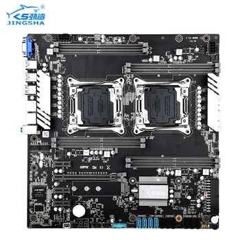 

LGA 2011-3 motherboards USB3.0,10* SATA3.0, NVMe M.2 support XEON E5 V4 Series CPU and DDR4 RAM JINGSHA X99 Dual D8 motherboard