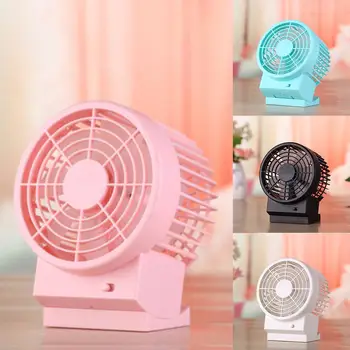 

5 Inch Double Leaf Fan Upgrade Version USB Small Fan Cool Dual Fan Mini Motor Color Wind Fan High Car Fans Portable Candy O J4H1