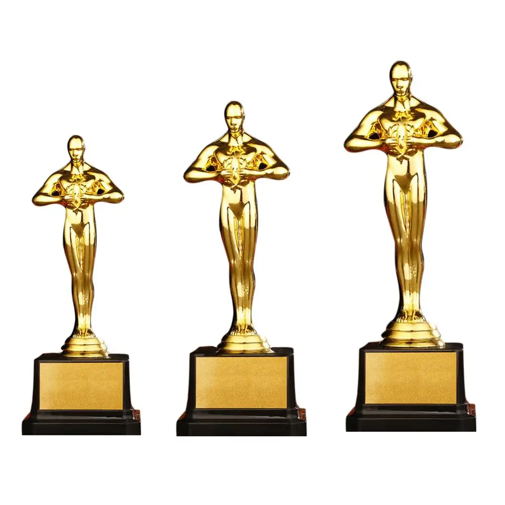 Oscar Trophy Awards Replica Small Gold Man PC Gold-Plated Team Sport Competition Craft Souvenir Party Celebrations