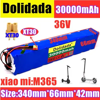 

1865-36V 30Ah Scooter Battery Pack for Xiaomi Mijia M365 36V 30000mAh Battery pack Electric Scooter BMS Board for Xiaomi M365