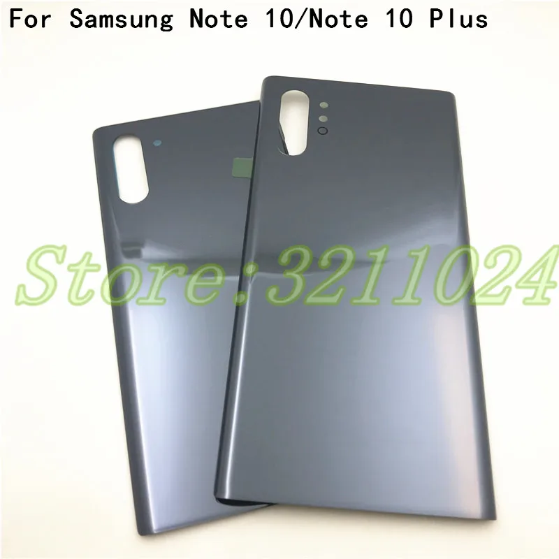 Note10 Стекло задняя Батарея Крышка для samsung Galaxy Note 10 N970 Note10+ Примечание 10 плюс N975 сзади Стекло чехол с клеем