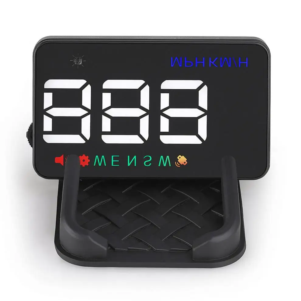  Universal 35 Zoll A5 Auto Head Up Display Windschutzscheibe Projektor Tacho Überdrehzahl Warnung GP