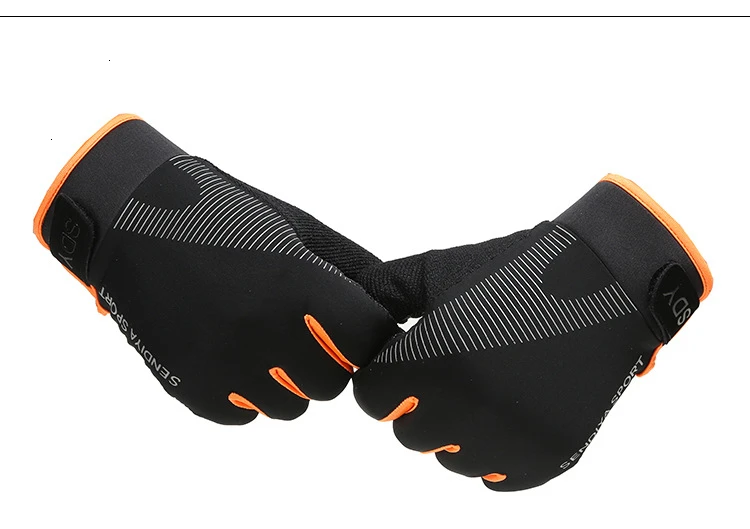 1 пара велосипедных перчаток полный палец Сенсорный экран противоскользящие MTB велосипедные перчатки для мужчин и женщин Спорт на открытом воздухе варежки перчатки дышащие