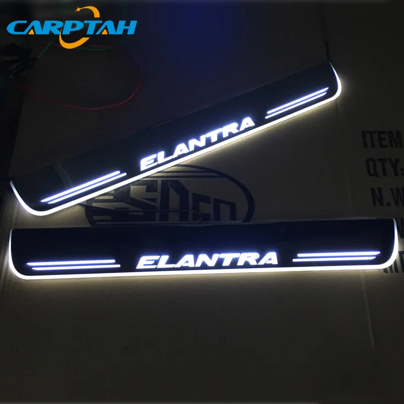 Carptah Trim Pedal светодиодный автомобильный светильник Накладка для порога тропа